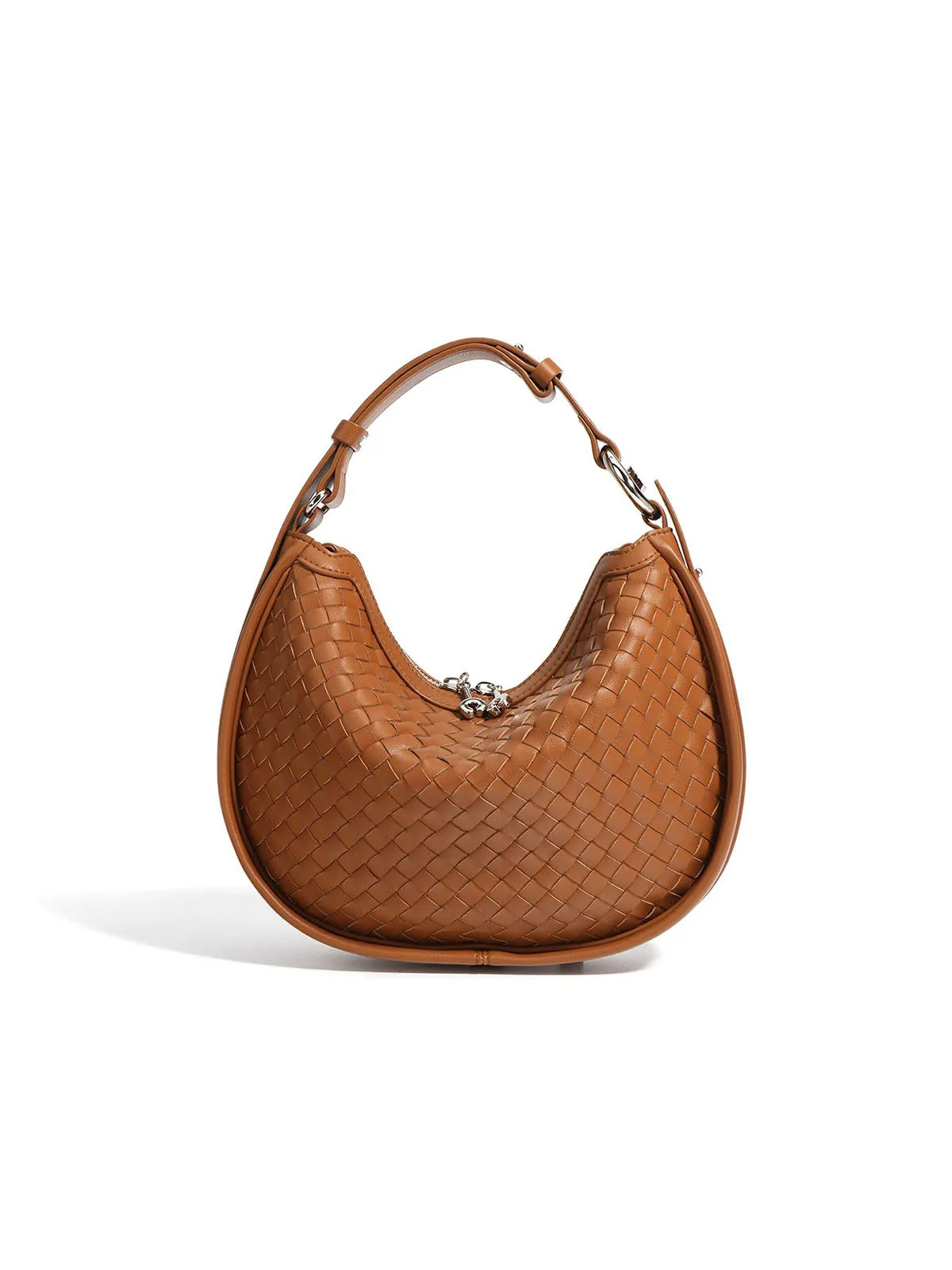 Woven Leather Handbag Hobo Bag Dumpling Handbags