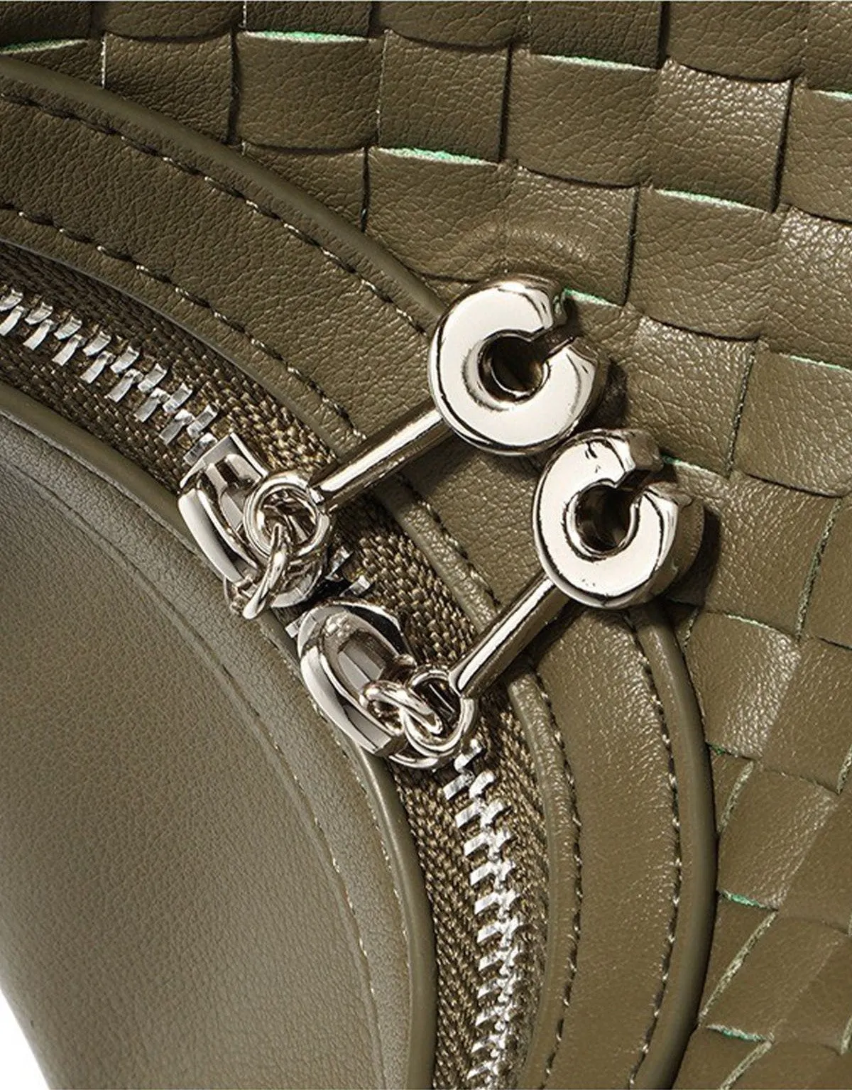 Woven Leather Handbag Hobo Bag Dumpling Handbags