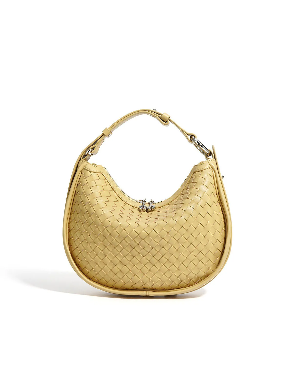 Woven Leather Handbag Hobo Bag Dumpling Handbags