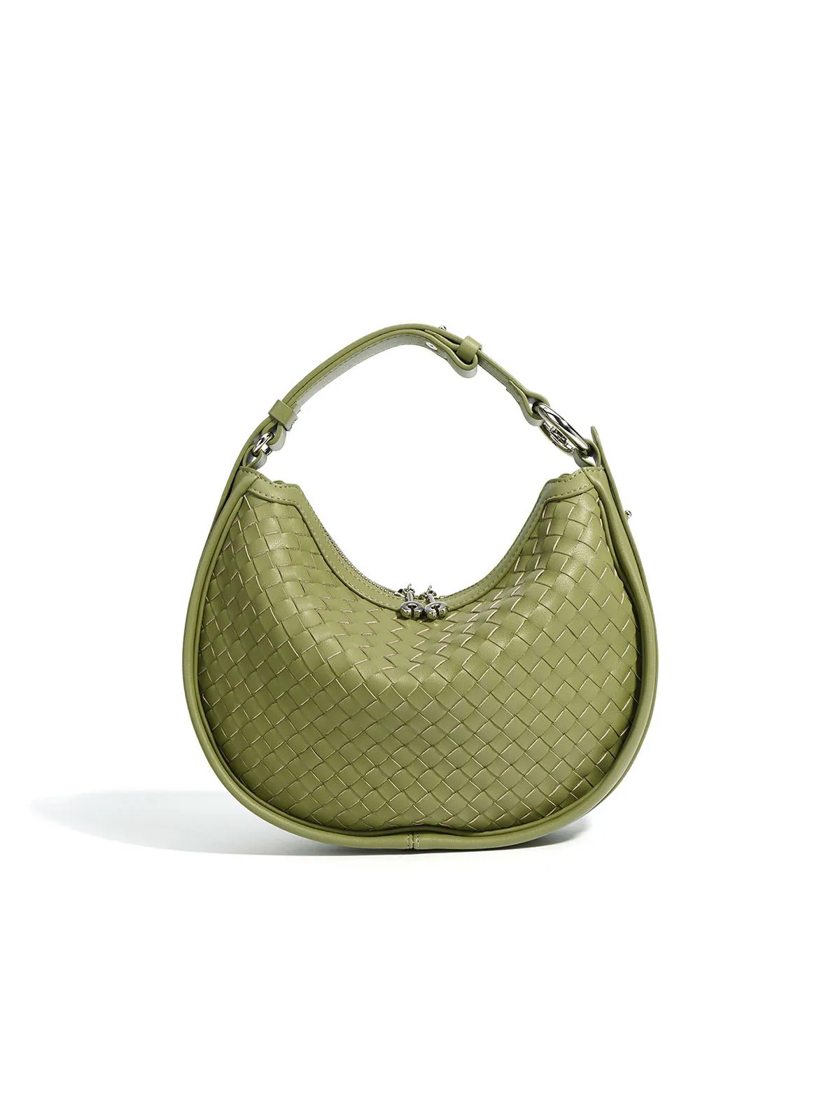 Woven Leather Handbag Hobo Bag Dumpling Handbags