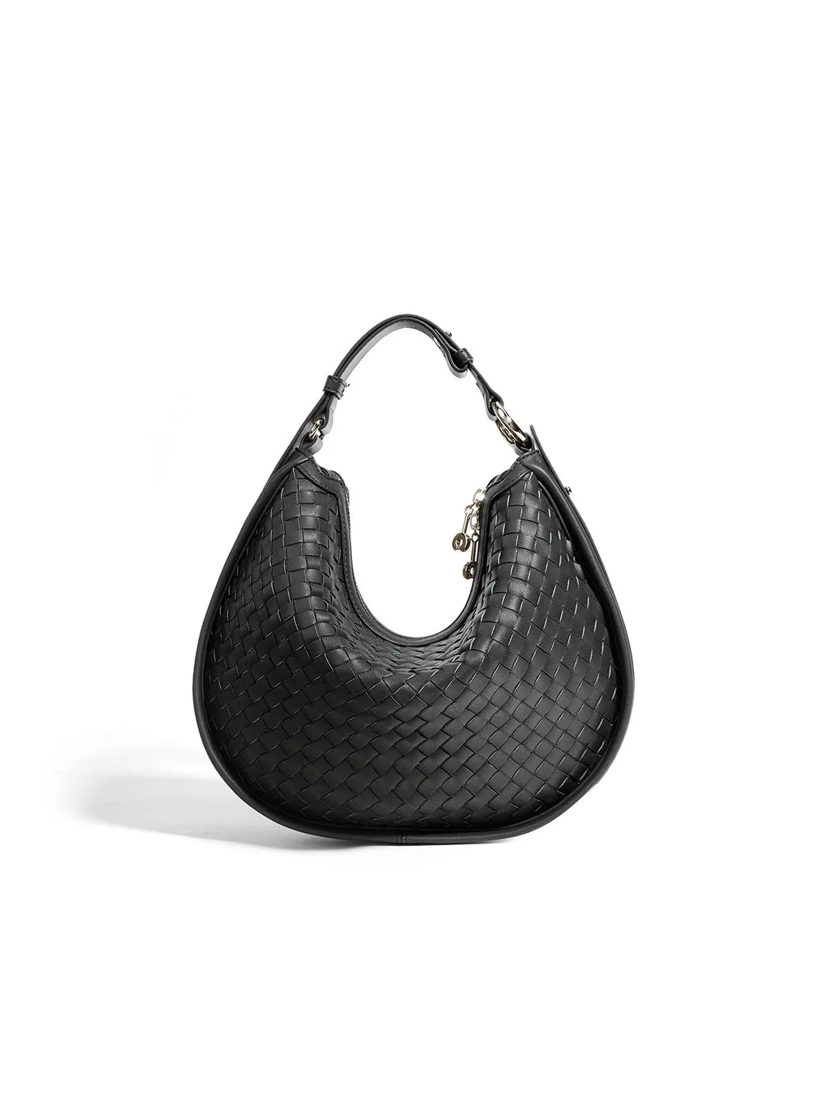 Woven Leather Handbag Hobo Bag Dumpling Handbags