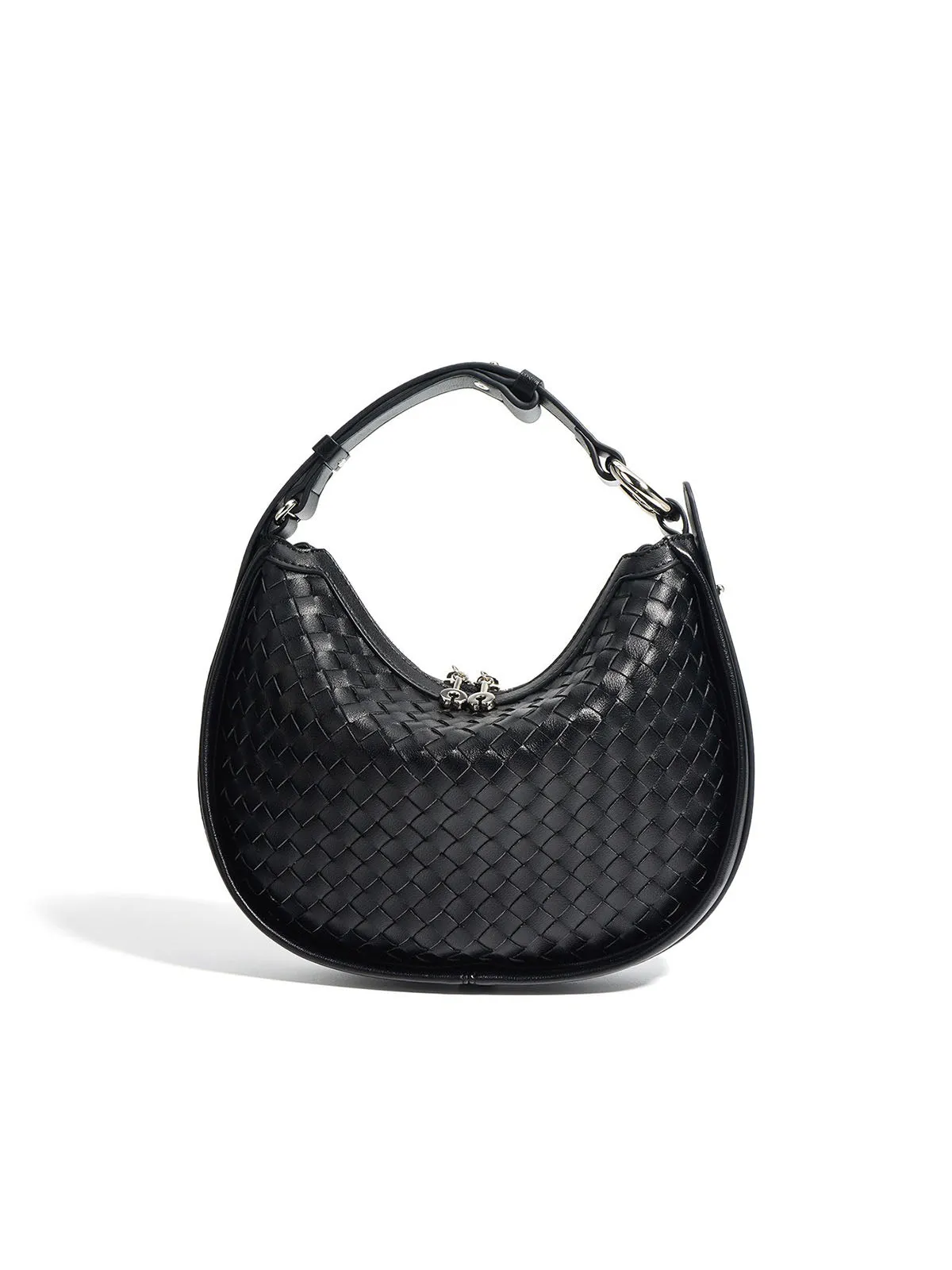 Woven Leather Handbag Hobo Bag Dumpling Handbags
