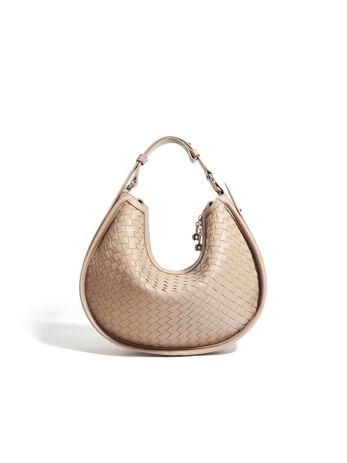 Woven Leather Handbag Hobo Bag Dumpling Handbags