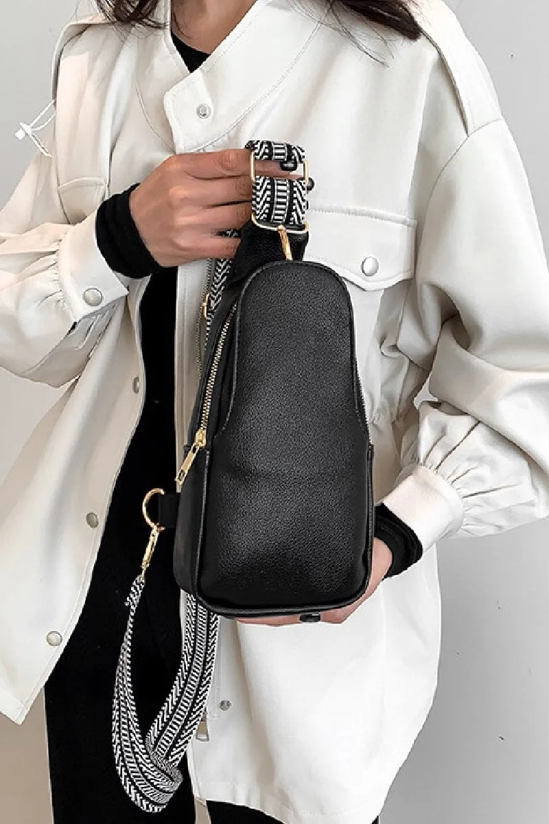 Zenana Soft Vegan Leather Crossbody Sling Bag